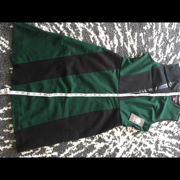NWT Vince Camuto SZ 6 Green/Black Dress 67% Off! - Picture 7 of 8